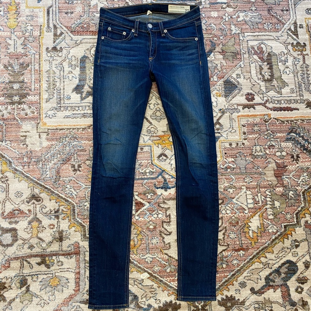 Rag and bone high rise jeans.